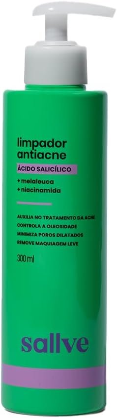 Limpador Facial Antiacne Sallve 300ml